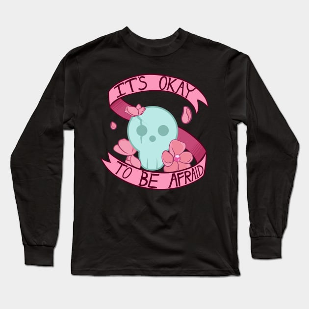 It's Okay to be Afraid Long Sleeve T-Shirt by JankyBones